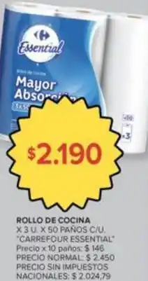 Carrefour Market Carrefour - rollo de cocina oferta