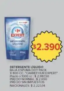 Carrefour Market Detergente líquido oferta