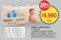Carrefour Market Ultra - pañal hiper pack oferta
