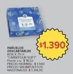 Carrefour Market Carrefour - pañuelos descartables oferta