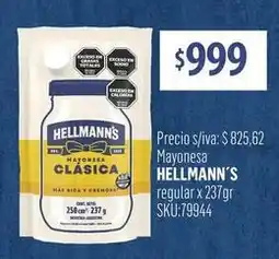 Supermercados Yaguar Hellmann's mayonesa clásica oferta