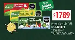 Supermercados Yaguar Knorr - caldo sabor carne, gallina, verduras oferta