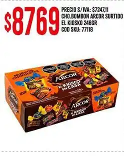 Supermercados Yaguar Arcor - cho.bombon arcor surtido el kiosko 246gr cod sku: 77118 oferta