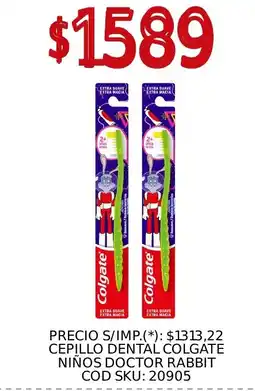 Supermercados Yaguar Colgate cepillo dental niños doctor rabbit oferta