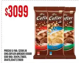Supermercados Yaguar Arcor - cofle aireado x55gr oferta