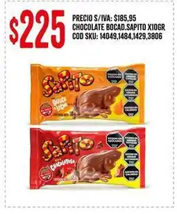 Supermercados Yaguar Sapito chocolate bocad.sapito oferta