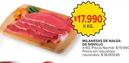 Carrefour Milanesas de nalga de novillo oferta