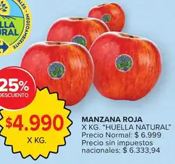 Carrefour Huella natural manzana roja oferta