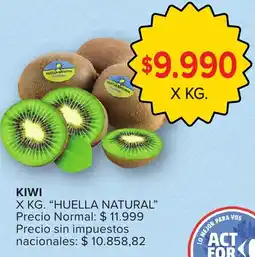 Carrefour Huella natural kiwi oferta