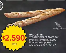 Carrefour Tradición francesa baguette oferta