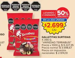 Carrefour Variedad terrabusi galletitas surtidas oferta