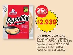 Carrefour Bimbo rapiditas clásicas bolsa oferta