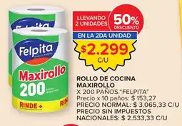 Carrefour Felpita rollo de cocina maxirollo oferta