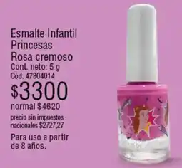Millanel Cosmética Princesas esmalte infantil oferta