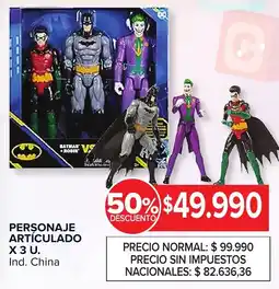 Carrefour Personaje artículado oferta