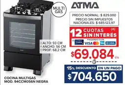 Carrefour Atma cocina multigas oferta