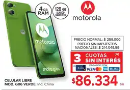 Carrefour Motorola celular libre oferta