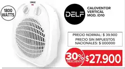 Carrefour Delf caloventor vertical oferta