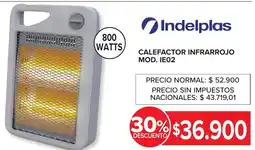 Carrefour Indelplas calefactor infrarrojo oferta