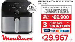 Carrefour Moulinex airfryer mega. oferta
