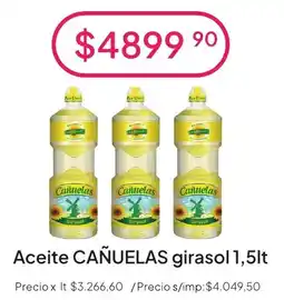 Hergo Cañuelas aceite girasol oferta