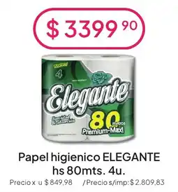 Hergo Elegante papel higienico oferta