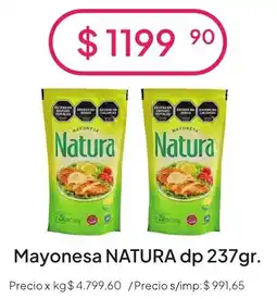 Hergo Natura mayonesa oferta