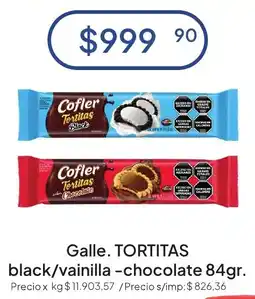 Hergo Cofler tortitas black/vainilla/chocolate oferta