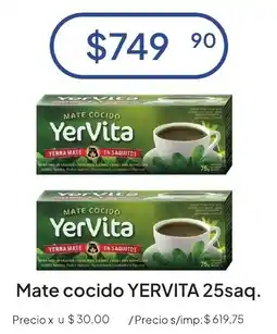 Hergo Yervita mate cocido oferta