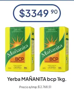 Hergo Mañanita yerba mate bcp oferta