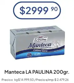 Hergo La paulina manteca oferta