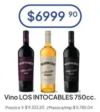 Hergo Los intocables vino oferta