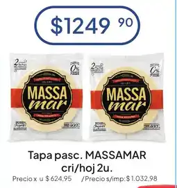 Hergo Massamar tapa pasc. cri/hoj oferta