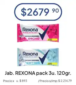 Hergo Rexona jabon oferta