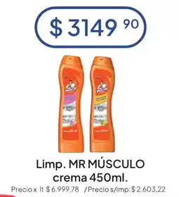Hergo Mr músculo limpiador crema oferta