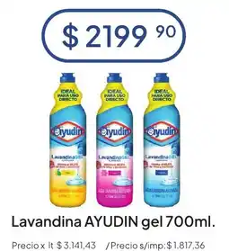 Hergo Ayudin lavandina gel oferta