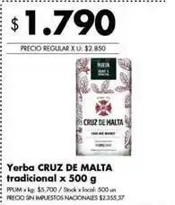 Disco Cruz de malta - yerba tradicional oferta