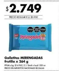 Disco Marcolla galletitas merengadas frutilla oferta