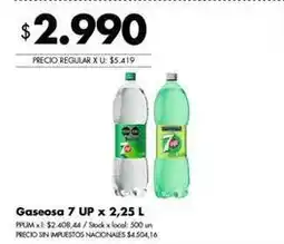 Disco 7 up gaseosa oferta