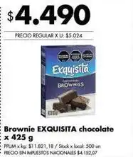 Disco Exquisita brownie chocolate oferta