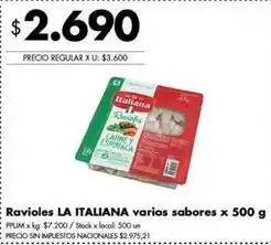 Disco La italiana ravioles oferta