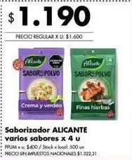 Disco Alicante saborizador oferta