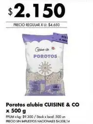 Disco Cuisine & Co porotos alubia oferta