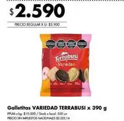Disco Terrabusi galletitas variedad oferta