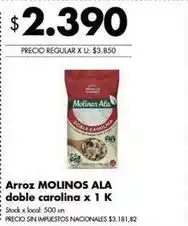 Molinos ala arroz doble carolina