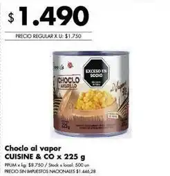 Disco Cuisine & Co choclo al vapor oferta