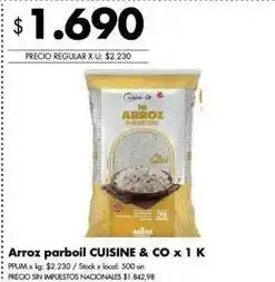 Disco Cuisine & Co arroz parboil oferta