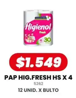 Autoservicio Capo Higienol pap hig.fresh hs oferta