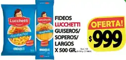 Supermercados Mariano Max Lucchetti fideos guiseros soperos largos oferta