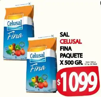 Supermercados Mariano Max Celusal sal fina paquete oferta